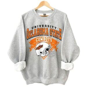 Oklahoma State Cowboys OSU NCAA Football sweatshirt shirt tee retro PM